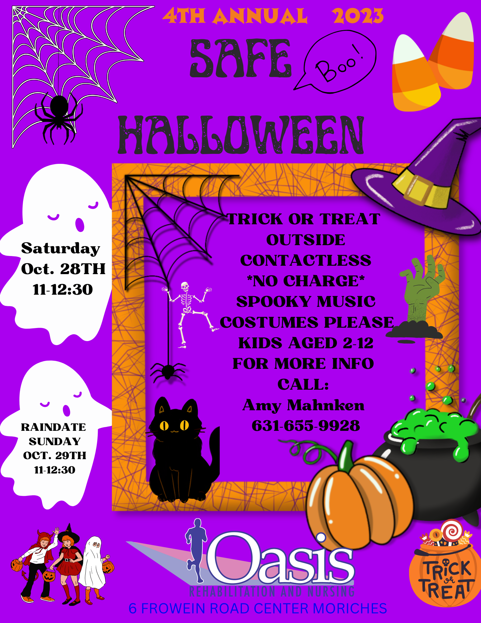 4th Annual Safe Halloween at Oasis Nursing & Rehabilitation Chamber